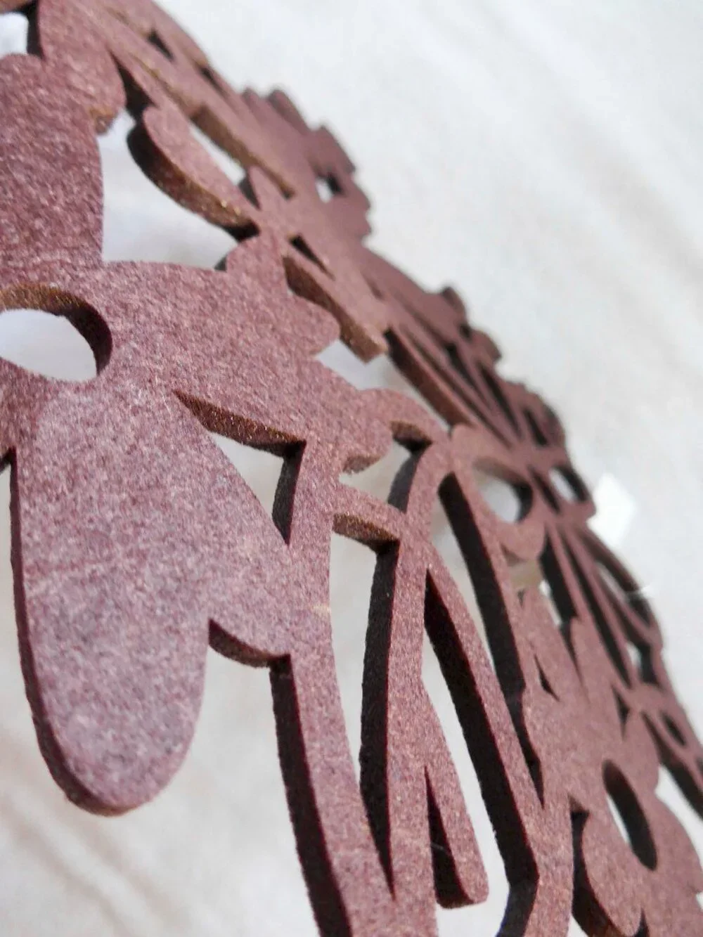 NWT Cargo Milano Felted Floral Laser Cut Trivet